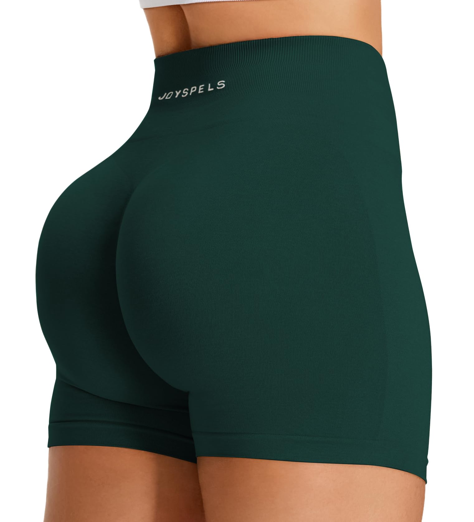 JOYSPELS Damen Scrunch Sport Shorts, High Waist Kurze Sporthose Radlerhose Kurz Push Up Leggings Sommer Gym Laufhose