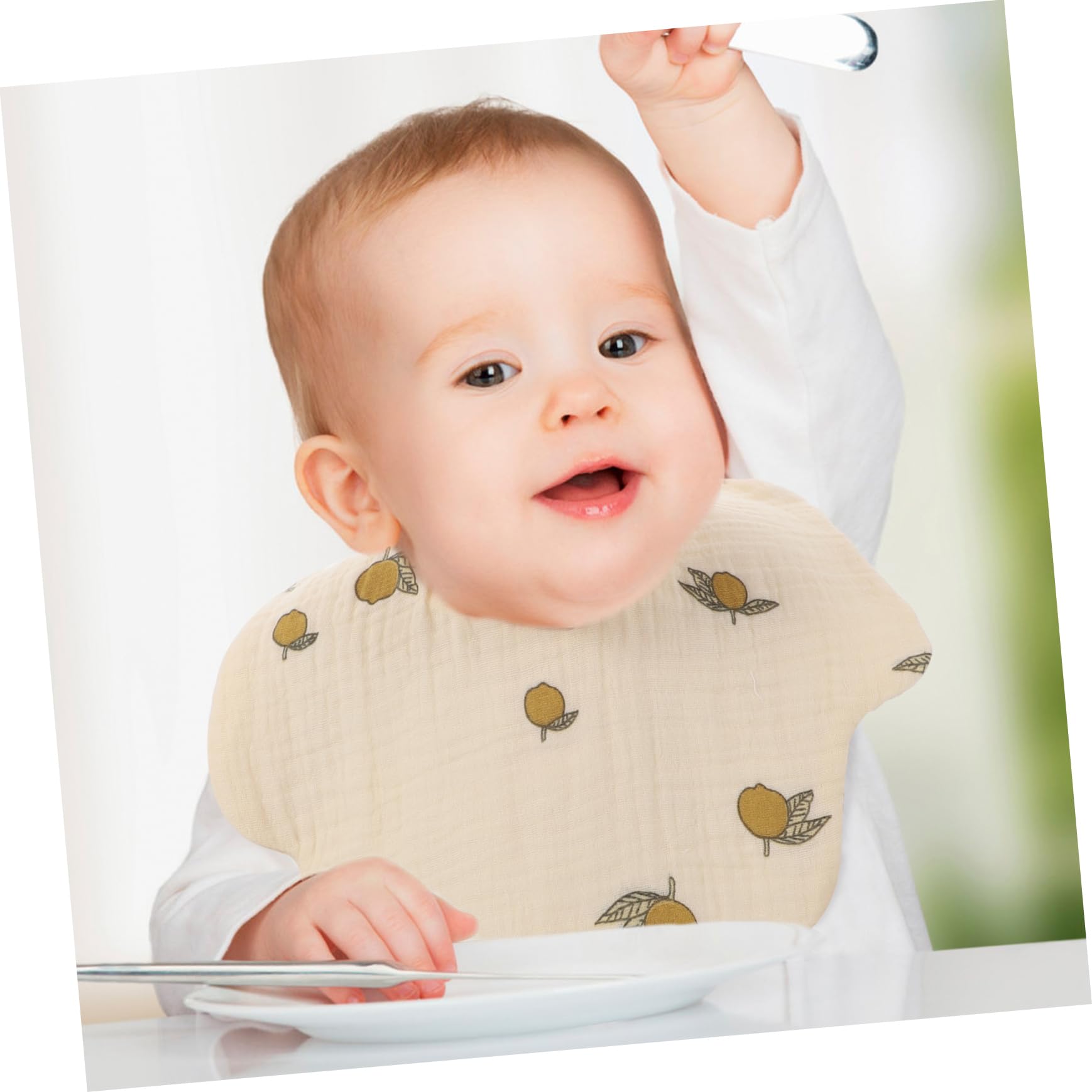 ibasenice Bavaglini bibs bavaglie - Bavaglino lavabile accessori per bambini per ragazze grembiule da bambino bavaglino per bambino panno per il rutto del cotone