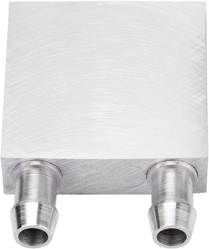 Dpofirs Aluminum CPU Water Cooling Block, 40x40x12mm, PC & Industrial Equipment Compatible, Cooler, #1
