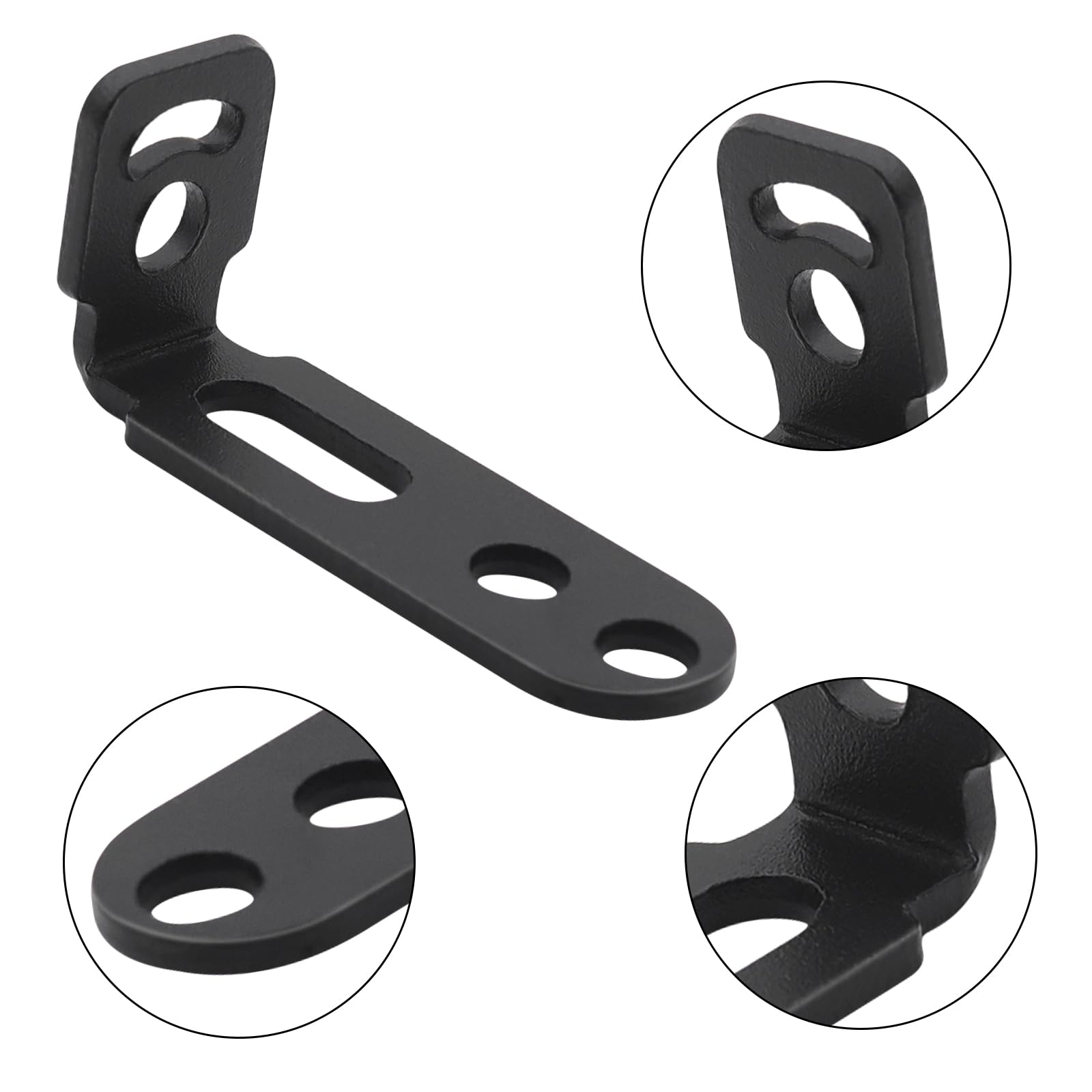 Biqing 2pcs support de phare additionnel moto 7 conception de personnages support de montage barre led pour motos, vélos, scooter, vtt, utv, tout-terrain