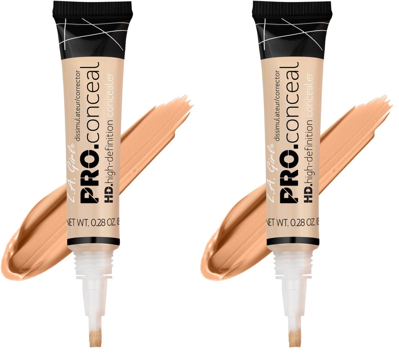L A Girl HD Pro Conceal Light Ivory GC970 Pack of 2