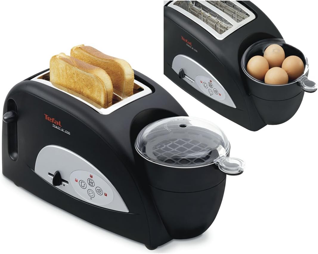 Tefal Toast N' Egg TT5500 with boiled eggs and a poached egg