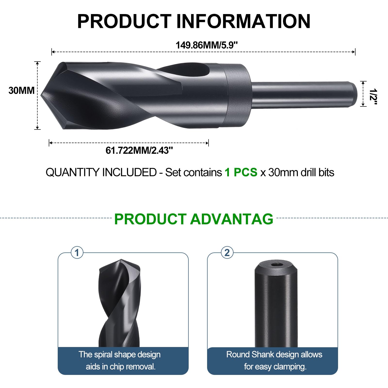 METALLIXITY Drill Bit (30mm) - Image 2