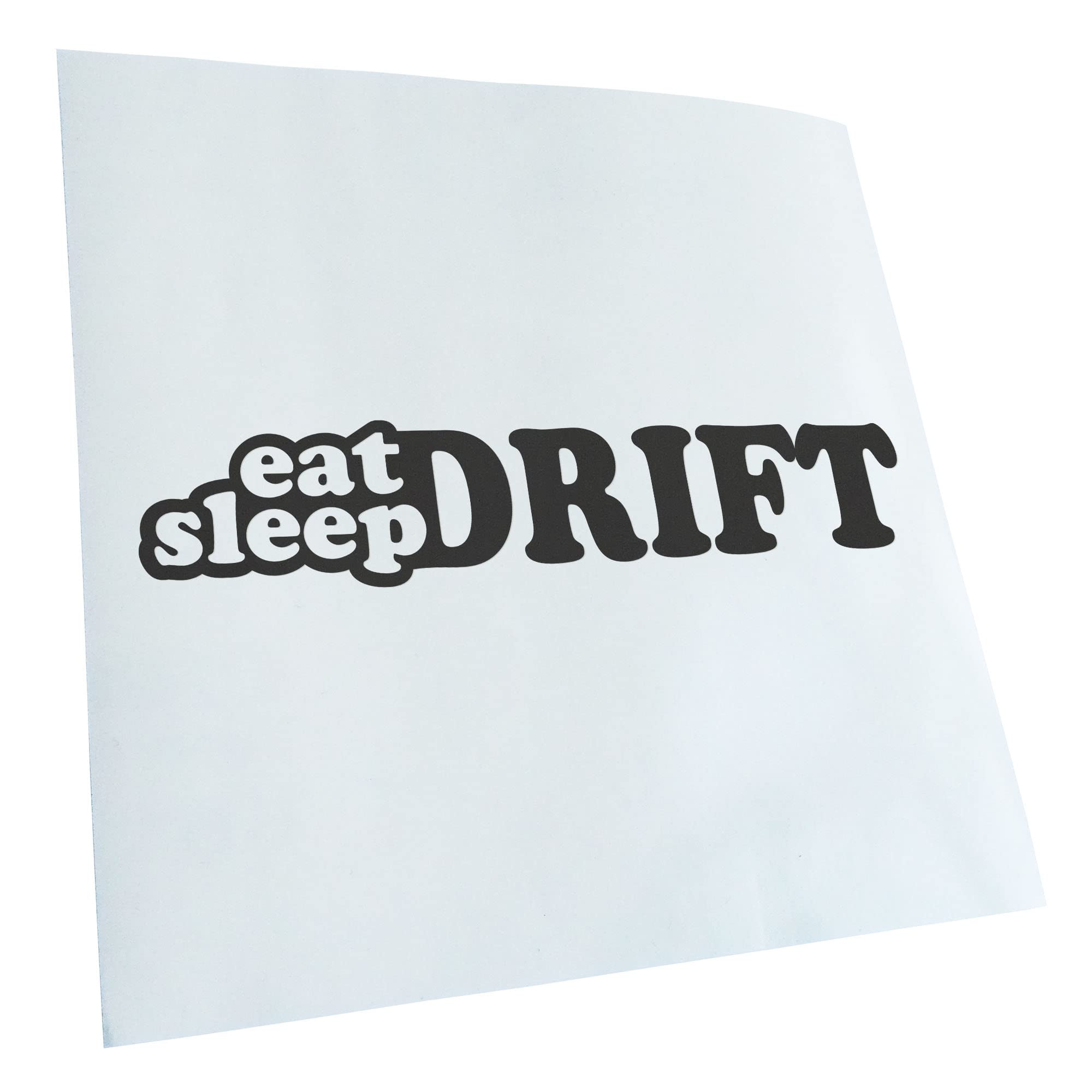 Car Sticker - Eat Sleep Drift Sticker for Car, Laptop, Bicycle, Truck, Motorcycle, Multicoloured JDM Decal Racing
