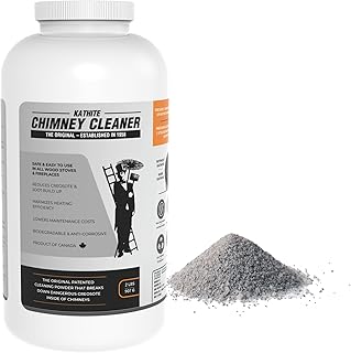 KABIN Kathite Chimney Sweep Cleaner 2LB - Fireplace Chimney Cleaning Kit - Creosote Remover for Wood Stoves - Creosote Destroyer Better Than Fire Logs