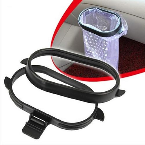 shlutesoy Basurero para coche, marco de basura, mini colgante para coche, bolsa de basura para interior del coche