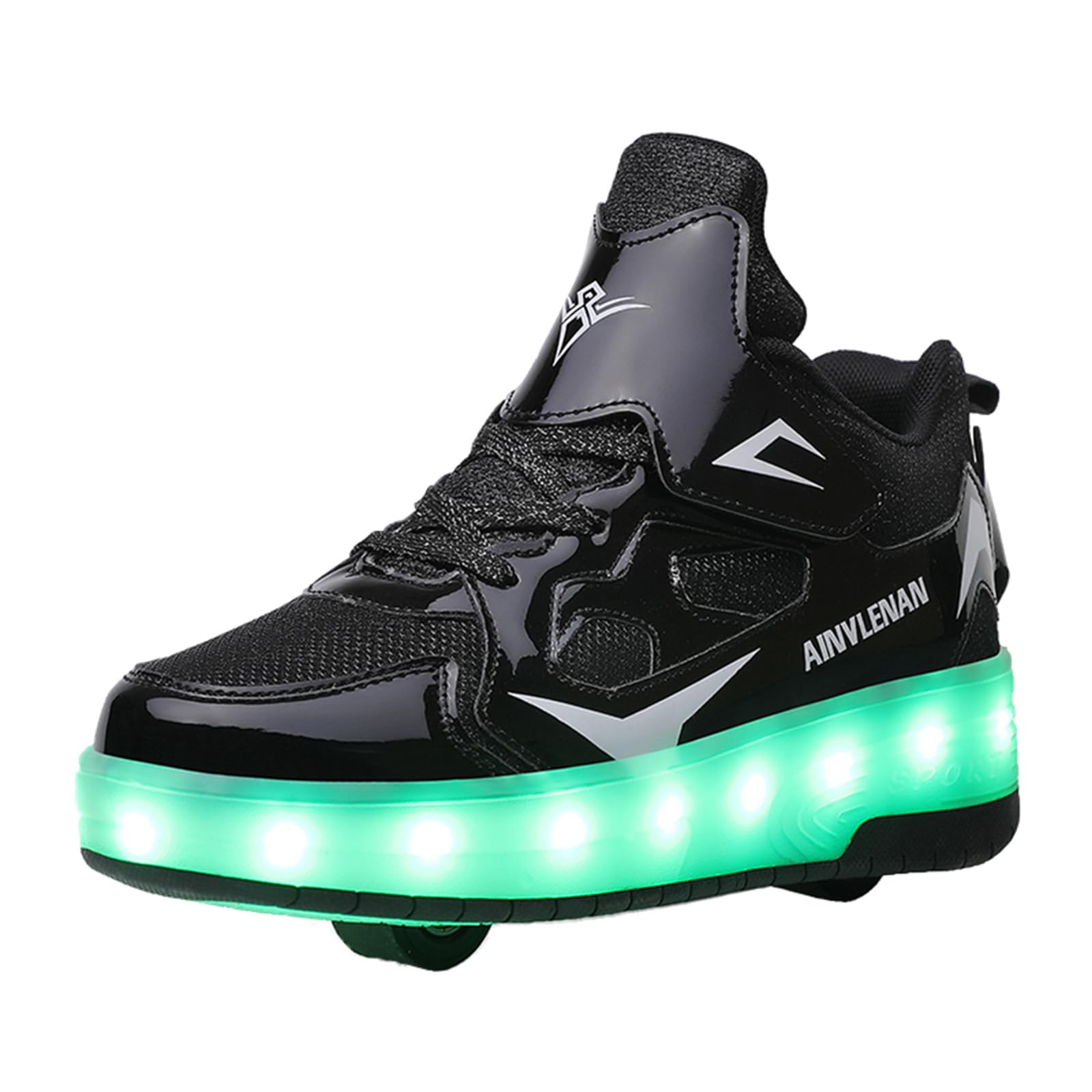 Mateju Zapatos con Ruedas para Niños y Niñas, Patines, Zapatillas Deportivas al Aire Libre Retráctil, Zapatillas de Skateboarding Niña Niño 30-42 EU