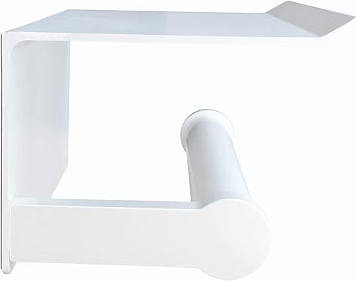 Miniatura 10 de Soporte de papel higiénico, soporte de pared para pañuelos de baño con estante de almacenamiento, autoadhesivo, aluminio (dorado)