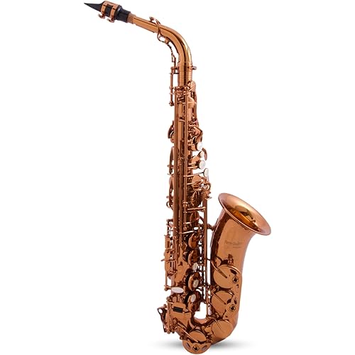 BetterSax Session Alto Saxophone Copper Bronze Finish — Hand-Crafted Professional Saxophone — Enhanced Tone, Projection & Ergonomics — Includes Professional Hand-Finished Mouthpiece