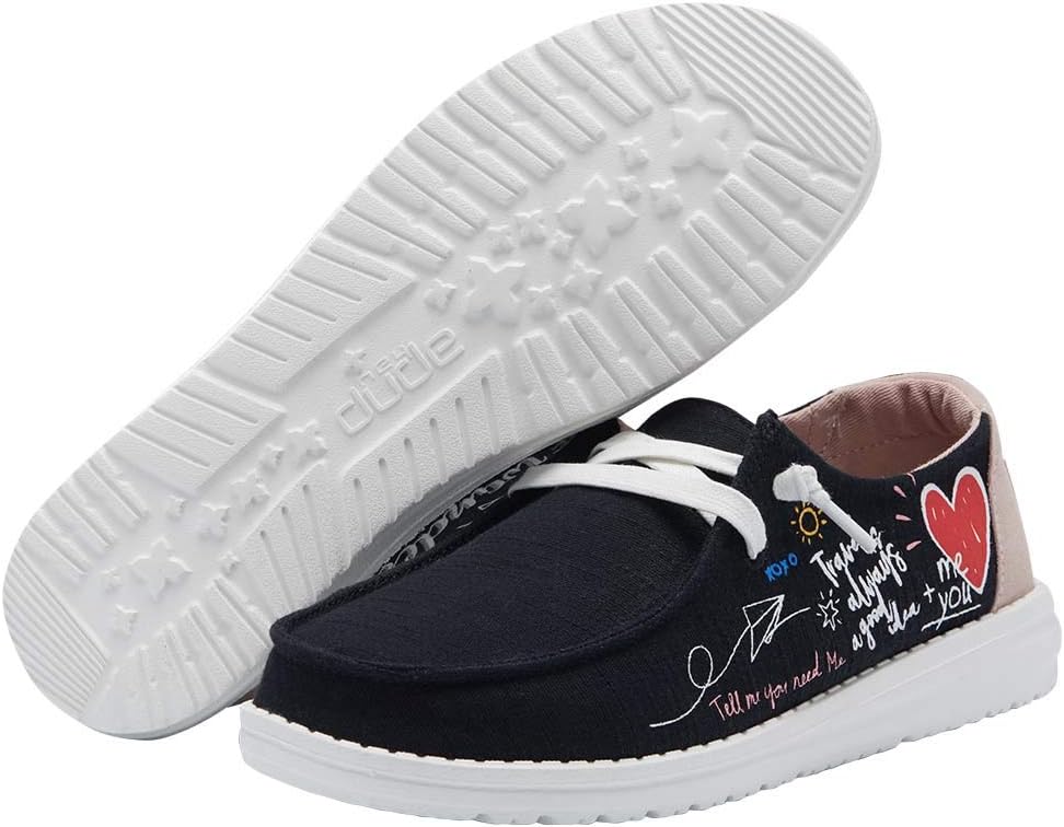 Hey Dude Corduroy Leo Womens Flat Lace Up Loafers - Shoes