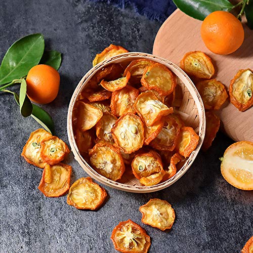 HELENOU666 Chinese Traditional Dried Kumquat Slices Herbal Flower Tea 金桔干片