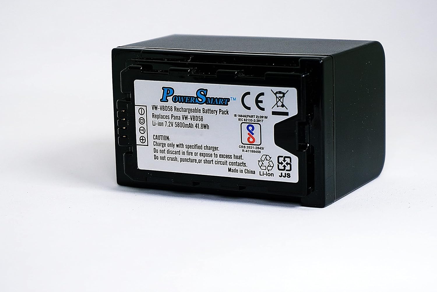 Buy Power Smart Battery for Panasonic VW-VBD58 VW-VBD29 VW-VBD78
