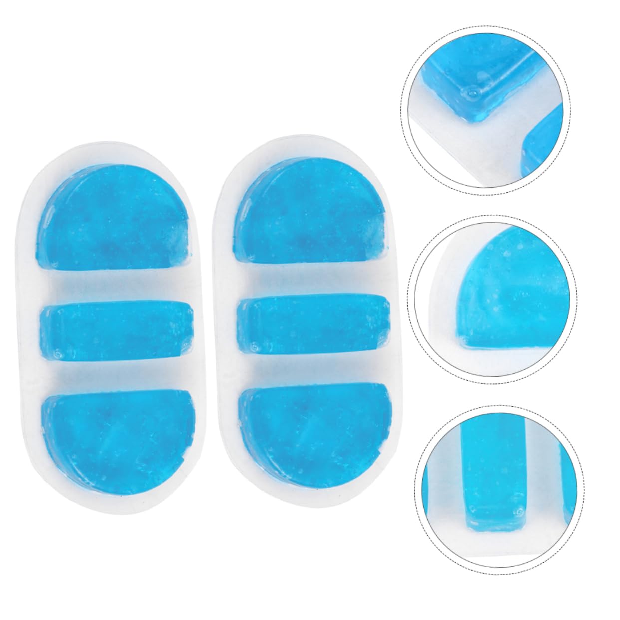 FOMIYES Borsa Per Il Ghiaccio In Gel Per Ponte Nasale Da 4 Pezzi Sacchetti Per Ghiaccio In Tpu