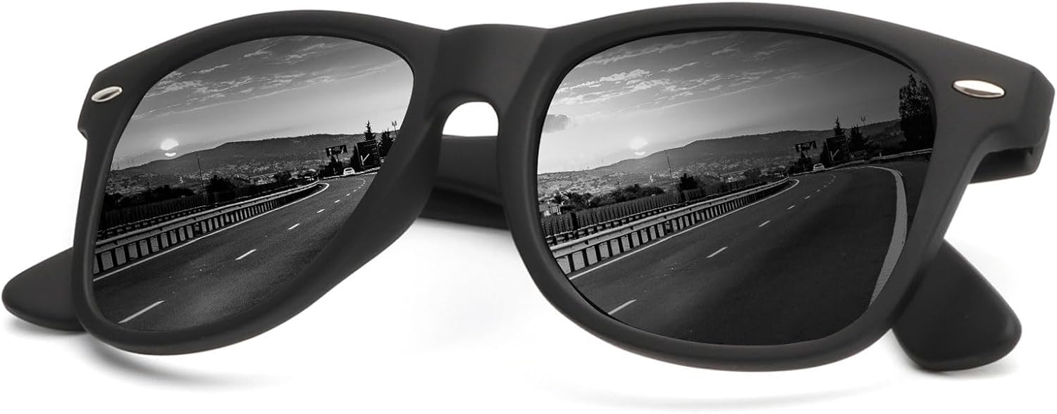KALIYADI Sunglasses womens Men Semi-Rimless Frame Driving Sun glasses 100% UV Blocking