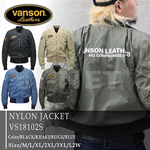 Amazon | VANSON/バンソン NYLON JACKET/ナイロンジャケット