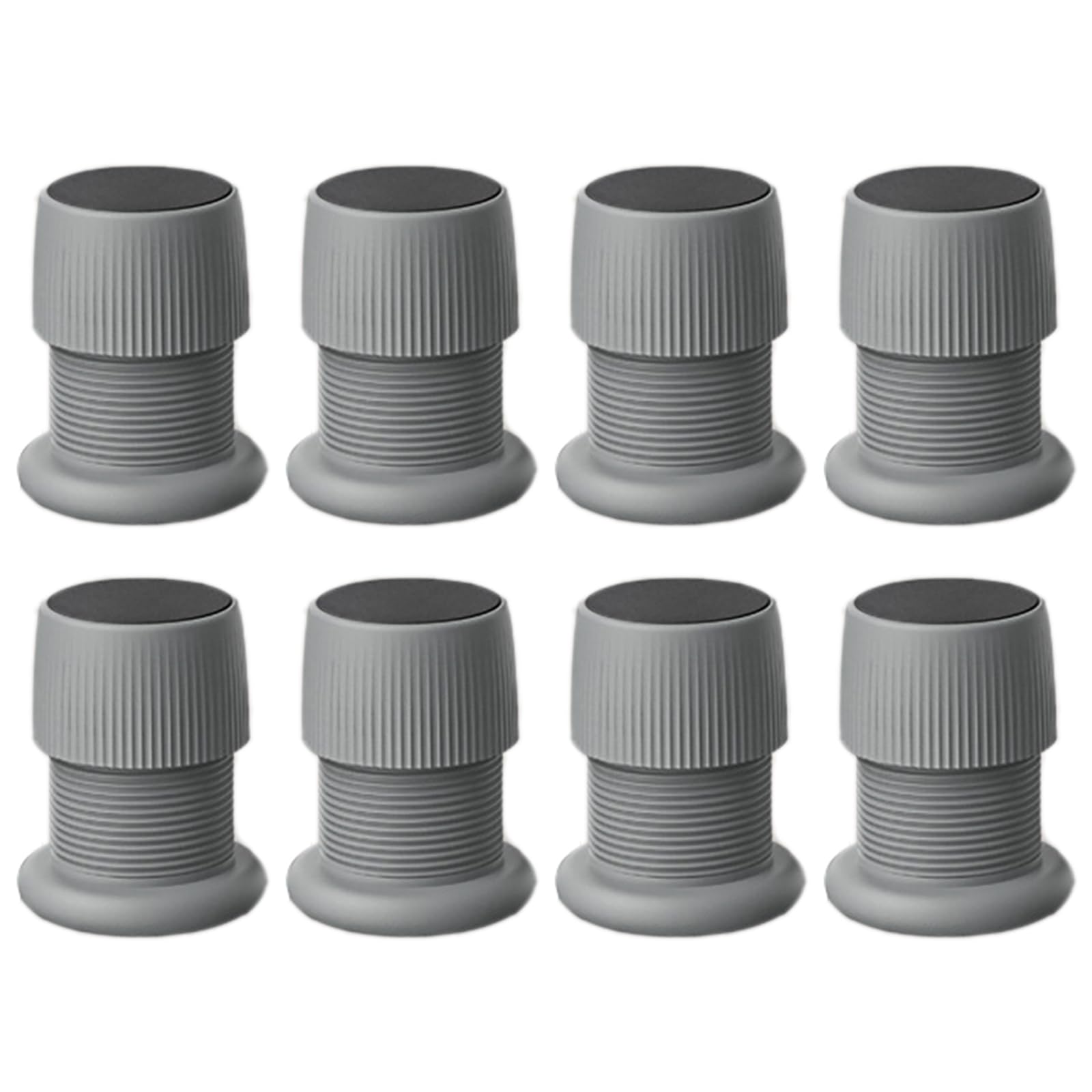 Bed Risers, 8PCS 1.65Inch Sofa Risers Adjustable, Self-Adhesive Furniture Risers Height Lifting, Heavy Duty Bed Lifts, Table Risers, Furniture Risers, Adjustable Furniture Sofa Risers (Grey)