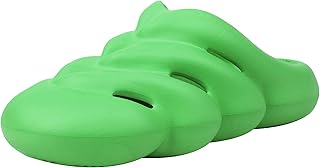 Reitoye Fashion Slippers for Women Men Wide Flat Cloud Slides Comfy Closed Toe Sandals