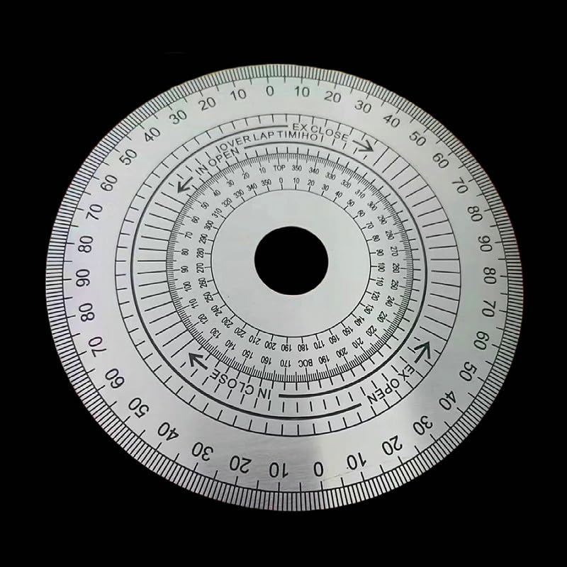 150X22MM 150X60MM Dial Scale Identification Dial Degree Graduated Circle Disk for Machine Tool Measurement Tools (150X22X2MM)