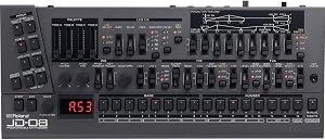 Roland JD-08 Tabletop Sound Module Boutique Synthesizer – Compact, Lightweight, Modern with New Effects and Polyphonic Sequencer