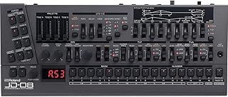 Roland JD-08 Tabletop Sound Module Boutique Synthesizer – Compact, Lightweight, Modern with New Effects and Polyphonic Seq...