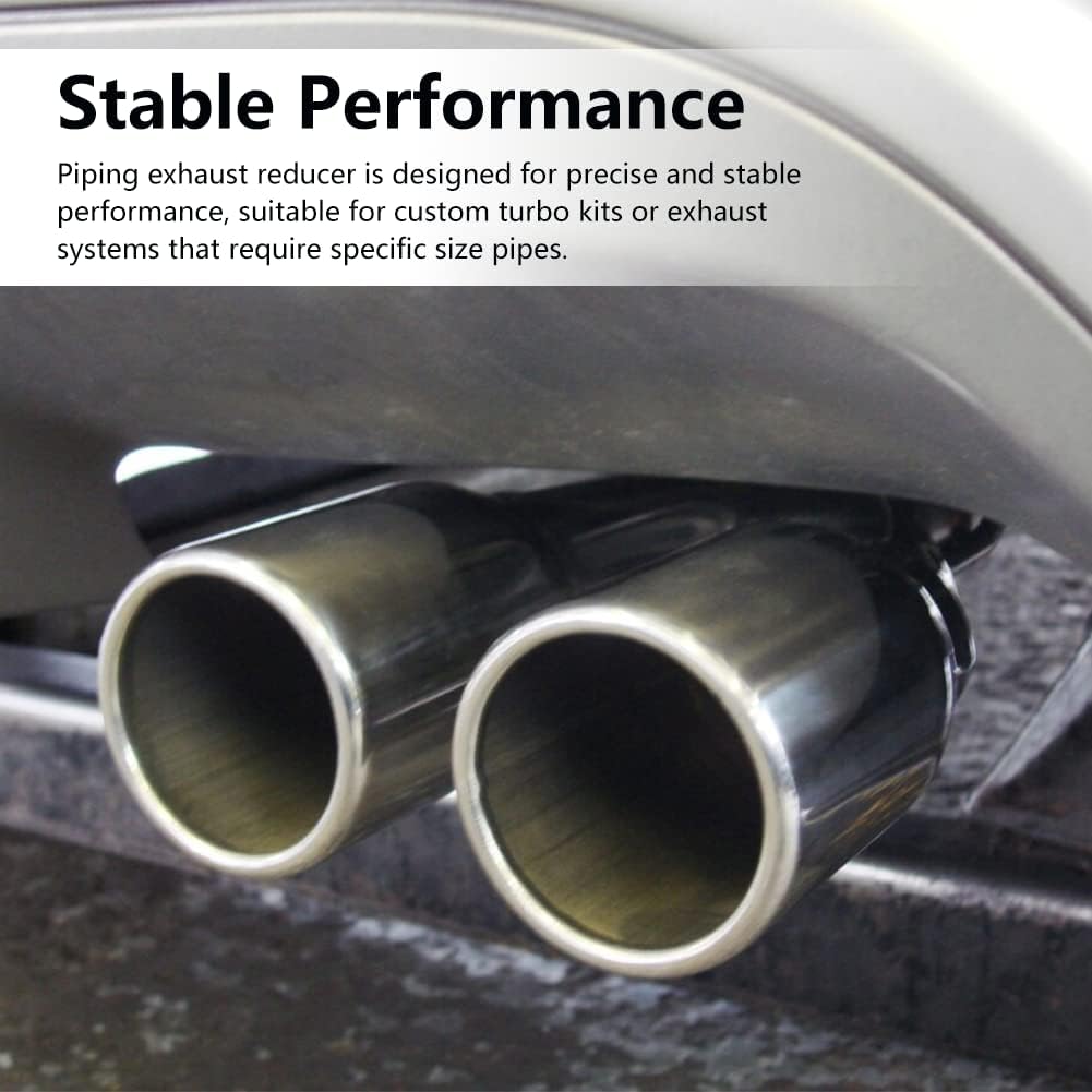 Watris Veiyi 3 to 4 inch Exhaust Adapter, 3" OD to 4" OD Duct Reducer