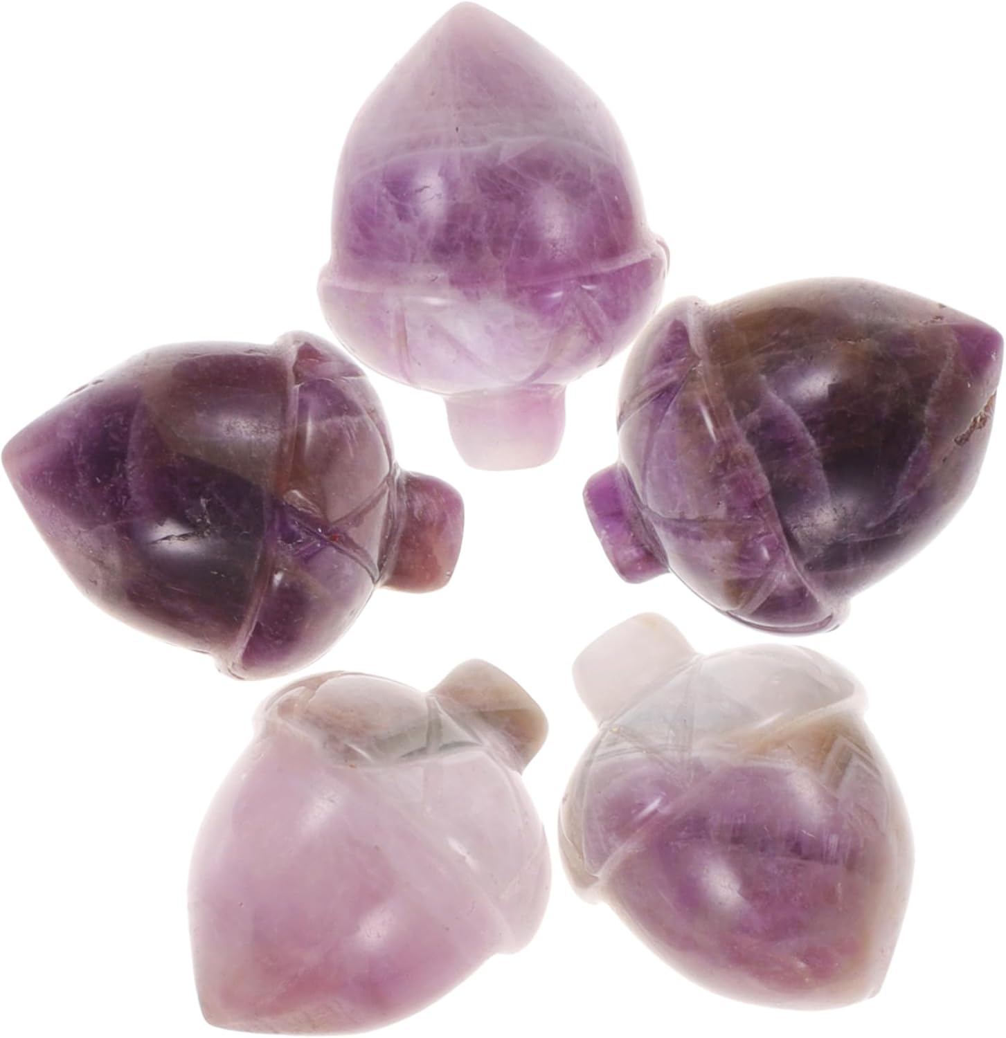 IMIKEYA 20pcs Decorative Pine Cone Ornaments Elegant Jade Pinecones for Home Desktop Office Artistic Crafts for Living Room Meeting Room