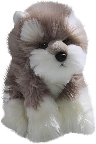 Carl Dick Schnauzer Terrier - Cachorro de perro, 8.5 pulgadas, 8.7 in, juguete de peluche, juguete suave, animal de peluche 3136