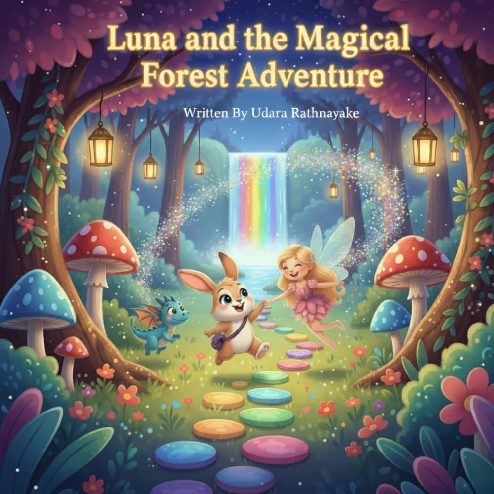 Luna's Magical Forest Adventure: A Magical Story of a Bunny, a Fairy, and a Glitter-Blowing Dragon