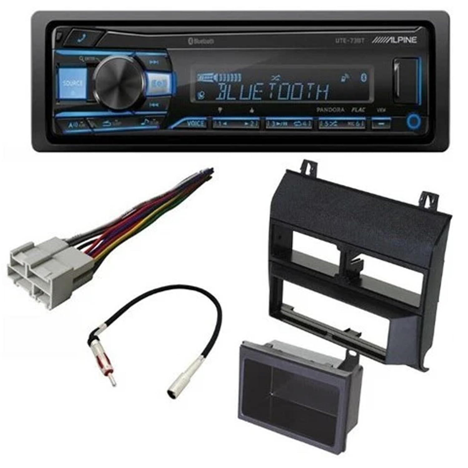 Amazon.com: Alpine UTE-73BT Single-DIN Car Stereo for 1988-1994 GM