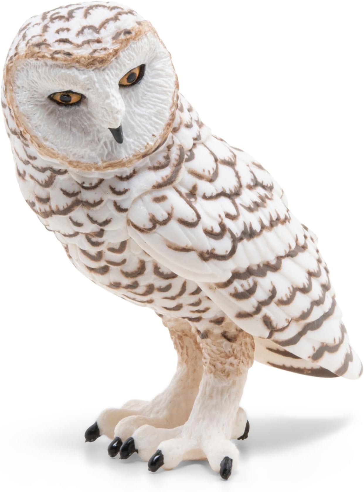 Realistic Snowy Owl Figure - Ages 3+ - Wild Life Collection - Educational Play Polar Birds - Gift Idea Toy for Girls and Boys