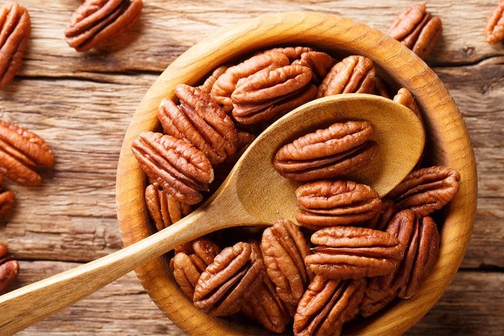 Secret Garden`s Pecan Halves, Natural, Delicious Healthy Snack Food, No Shelled, Reusable Bag (5 LB)