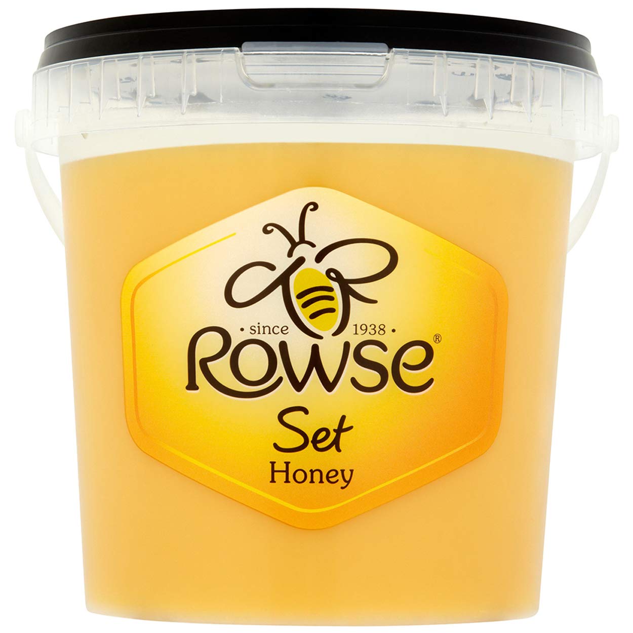Rowse SET Honey Syrup Jam Pure Natural Sweet Creamy Smooth Large Tub-1.36kg