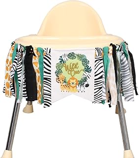 Jungle Safari High Chair Banner Baby Safari Birthday Decoration Baby Safari Jeep Highchair Banner First Birthday Baby Safari Party Wild One