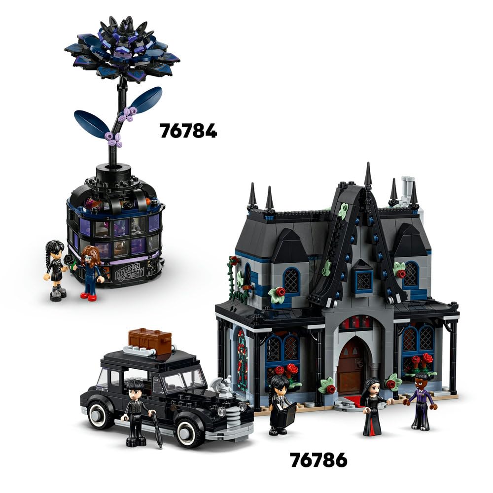 LEGO Wednesday Mieszkanie Rączki 76785 | zestaw klocków dla dzieci, zabawka dla 10-latki, prezent dla fana serialu Wednesday, dla dziewczynki i chłopca, 828 elementów