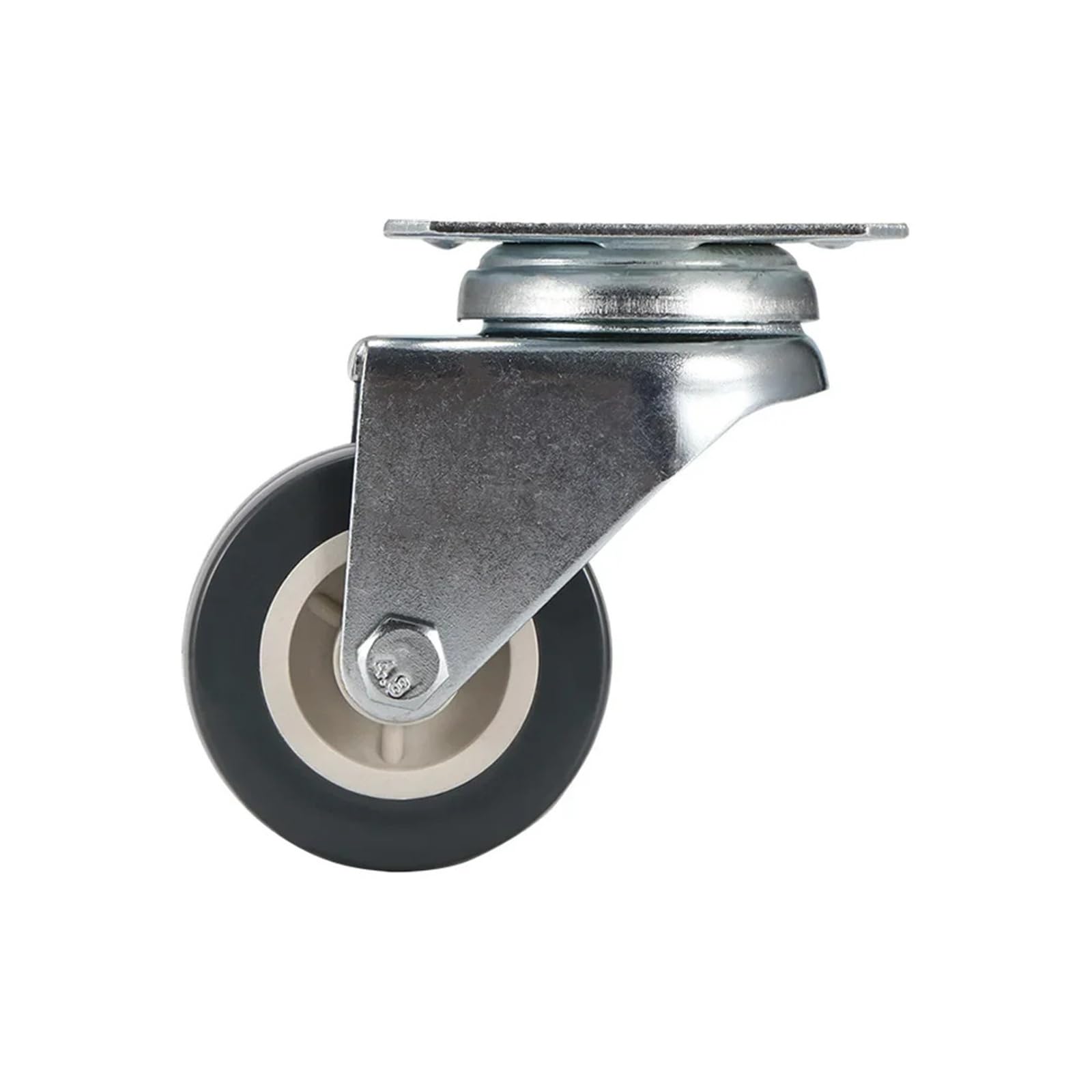 4 Stück/Set Hochleistungs-Lenkrolle mit Doppelrädern | 50 mm mit Bremse for Trolley-Möbelrollen