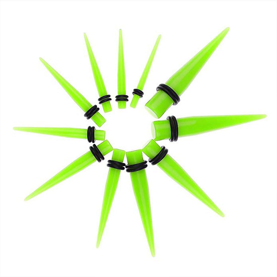 Huacan Lot De 8 Tunnels En Silicone - 6 Mm, 8 Mm, 10 Mm, 12