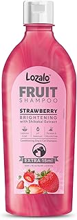 Lozalo Fruit Pet Shampoo 200 ml, Strawberry, Controls Bad Odour &amp; Keep Pets Calm pH Balanced, Paraben Free Conditioning Sh...
