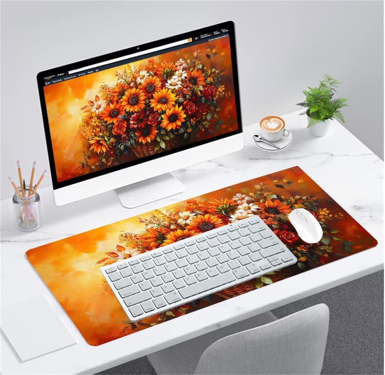 Mouse pad gamer étanche tapis de souris grand format lavable pour PC