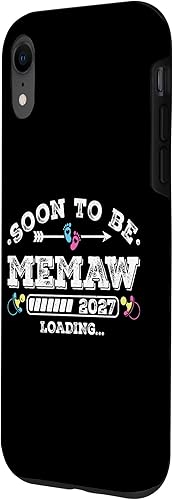 Miniatura 2 de Soon to Be Memaw 2027 Loading for Pregnancy Announcement Case for iPhone XR