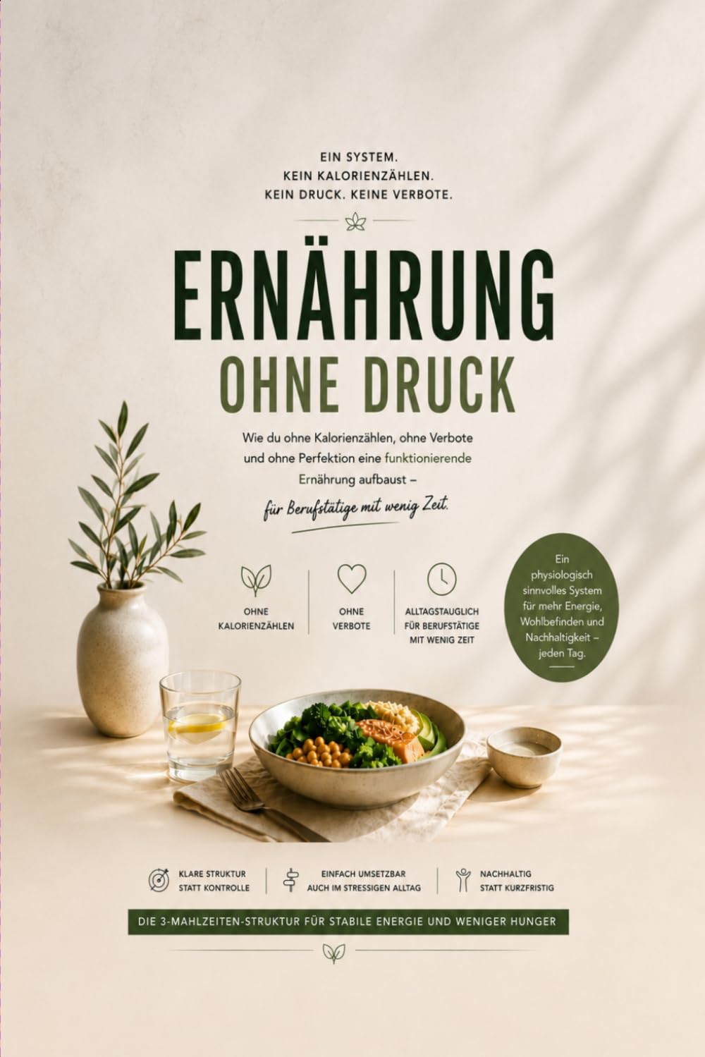 Ernährung ohne Druck: Schluss mit Diät-Stress: Wie du ohne Kalorienzählen und Verbote zu stabiler Energie und deiner Wohlfühlfigur findest. Das ... vital ab 40 – Das alltagstaugliche System)