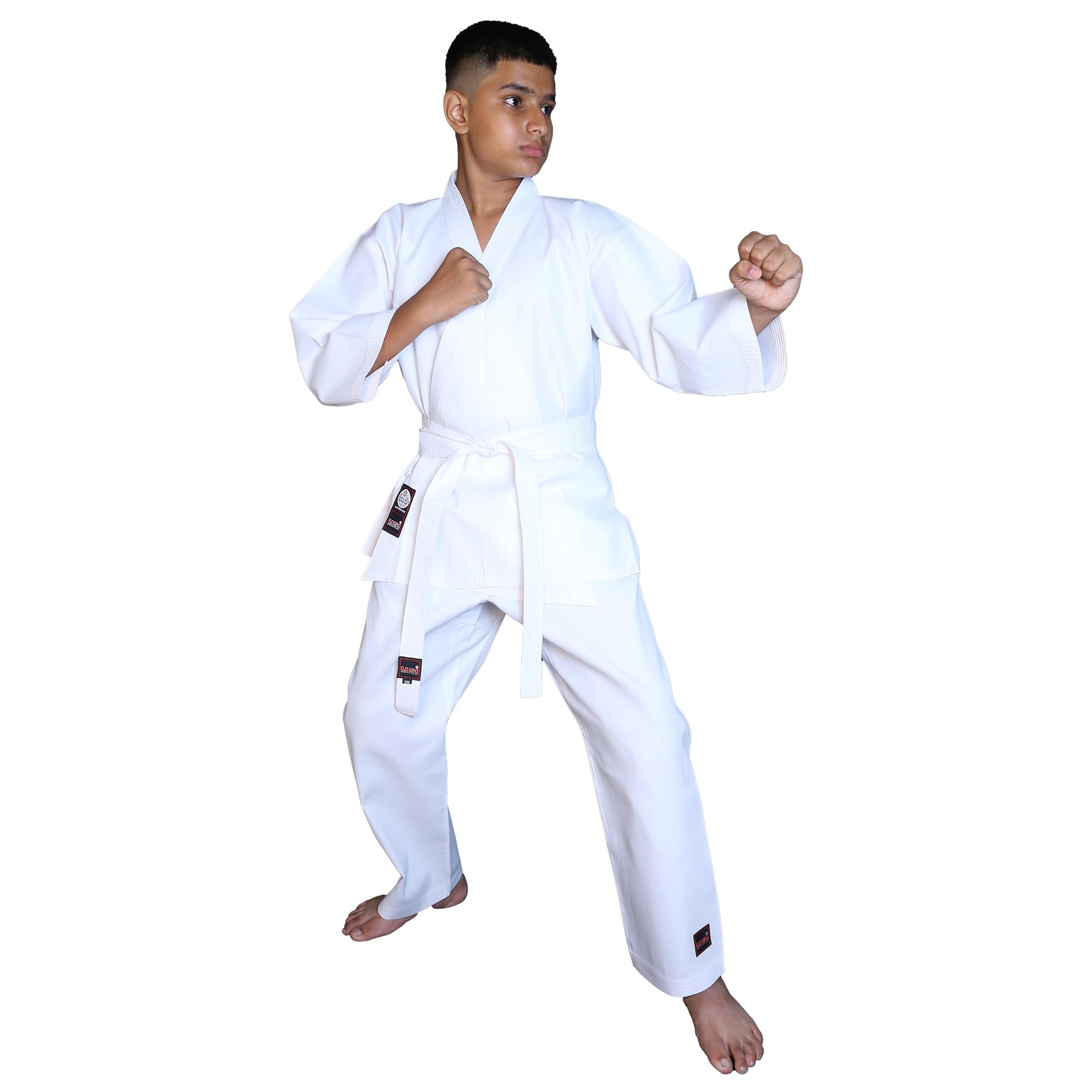 USI UNIVERSAL Unisex Maxi Karate Uniform Dress (_White_110cm.), White, 110cm.