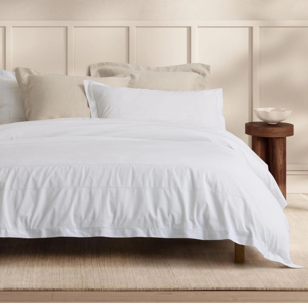 Sheridan White Haywood Bed Sets King (Duvet Cover + 2 Pillowcases) 230Cm X 220Cm