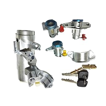 Door Lock Ignition Switch Kit Compatible with Toyota Corolla AE110 AE100 1.8 & RAV4
