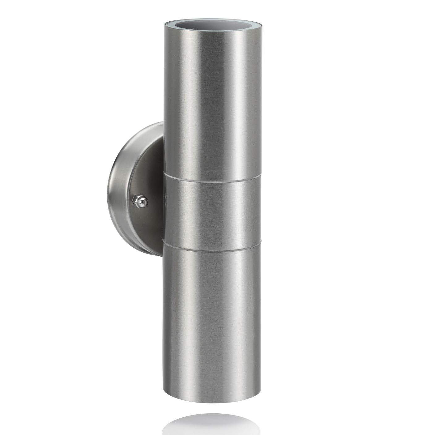 Auraglow Stainless Steel Double Up & Down Outdoor Wall Light (Fitting Only)