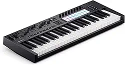 Novation Launchkey 49 Mk4, Teclas Semipesadas, Usb, Controlador De Teclado Midi Com Integração Daw. Modos Acordes E Escalas, 8 Pads Bateria, Arpejador — Inclui Pacote Software Para Produção Musical.