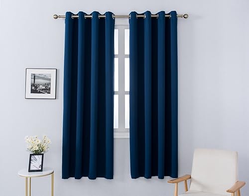 Miniatura 7 de MANGATA CASA Cortinas opacas con estrellas para dormitorio bonitos paneles de cortina de ventana con ojales para habitación de los niños cortinas