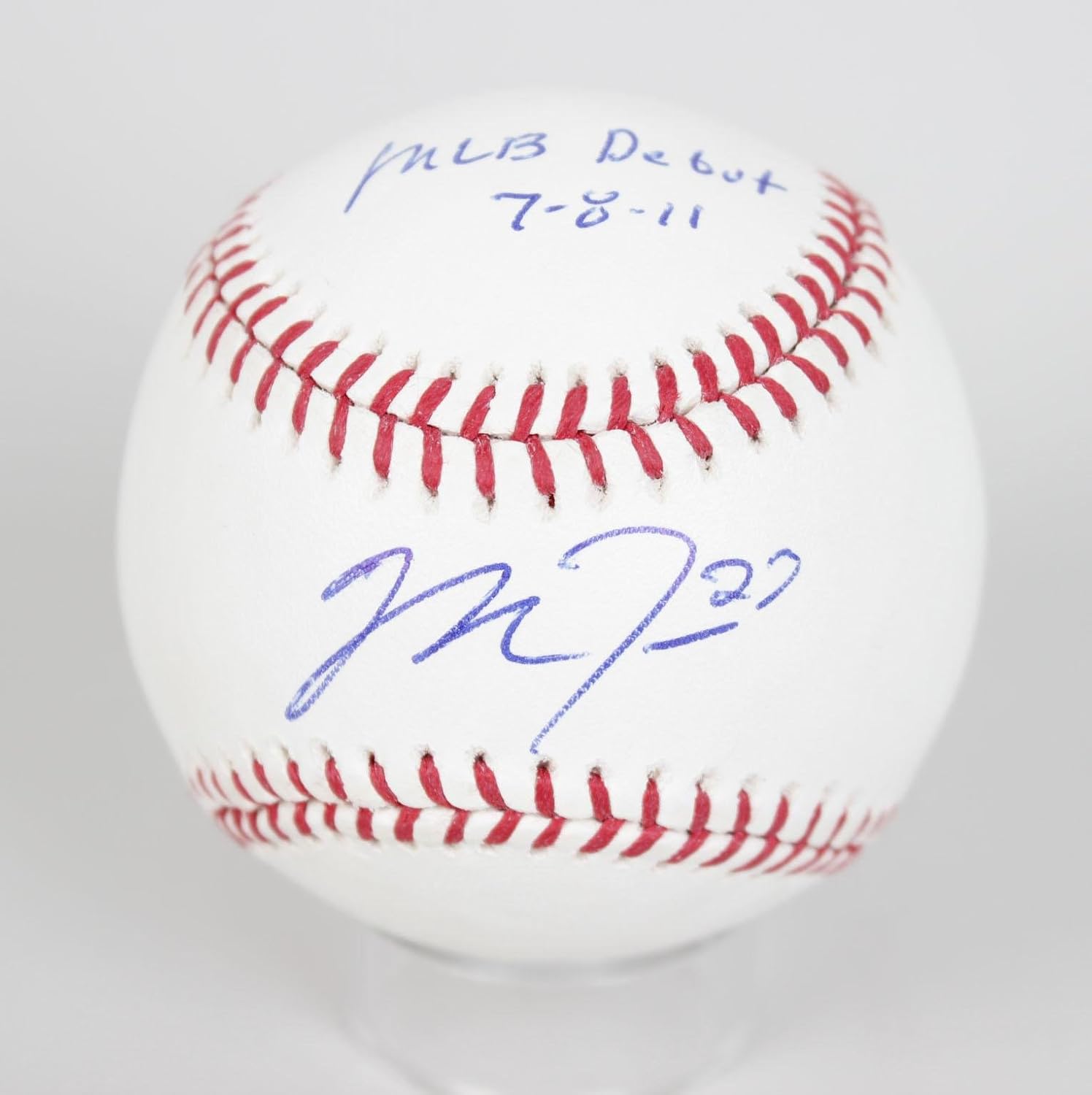 Mike Trout Signed Baseball & Inscribed JSA) Autographed Baseballs