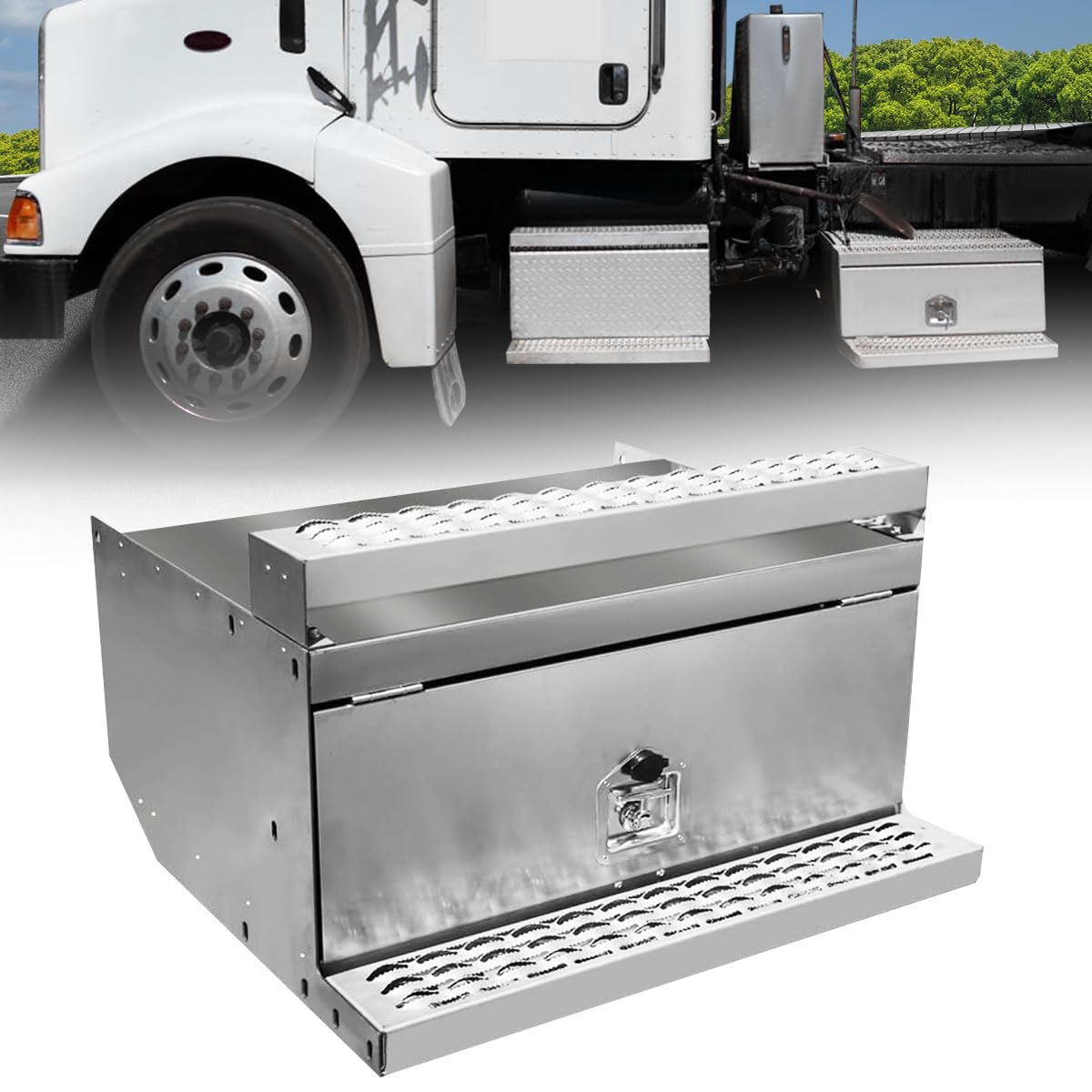 Amazon.com: Hpdmauto Cab Entry Battery Box,30 inch Steel