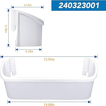 Amazon.com: 240323001 Refrigerator Door Bin Side Shelf Replacement