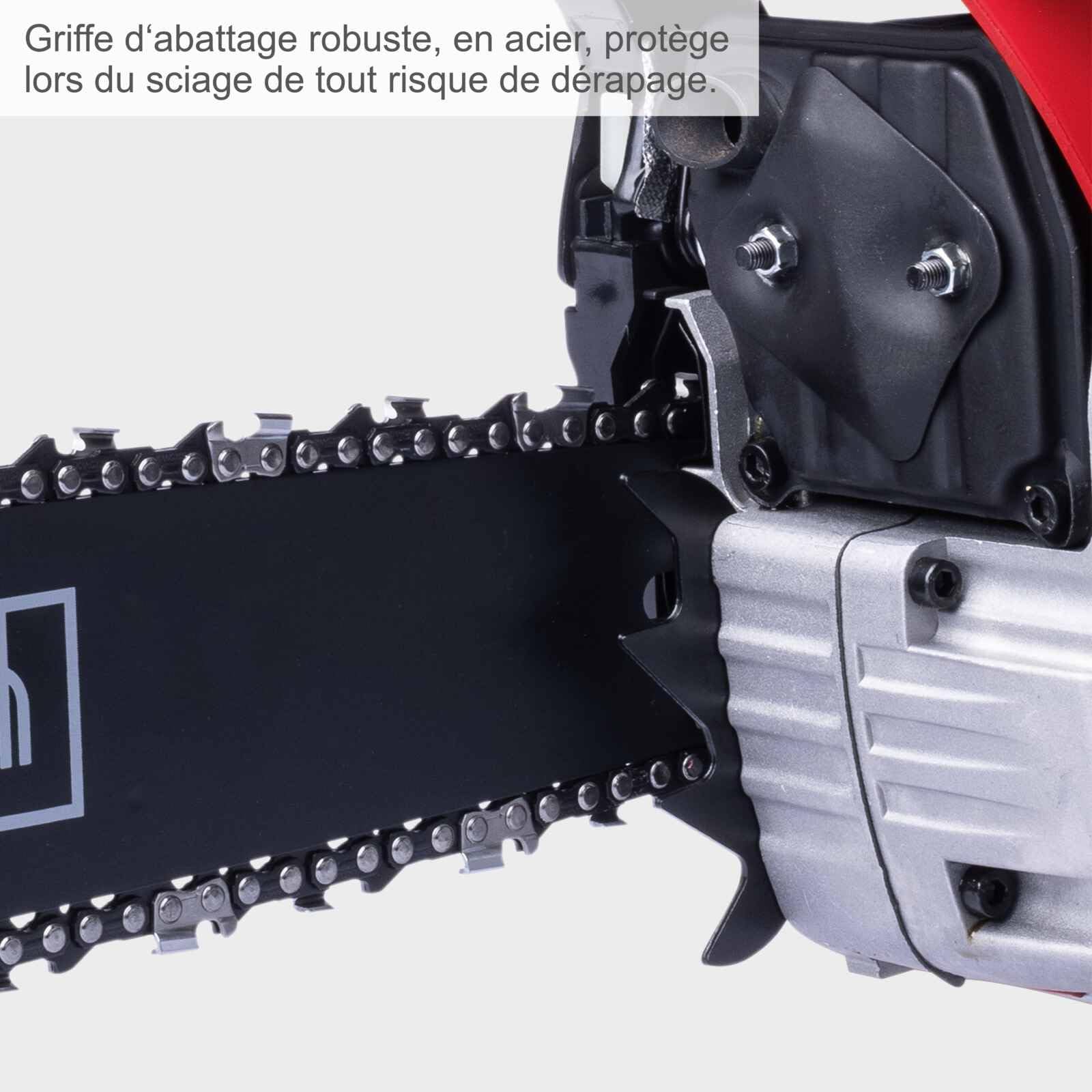 Scheppach Tronçonneuse thermique PCS56 - Moteur à essence 2T